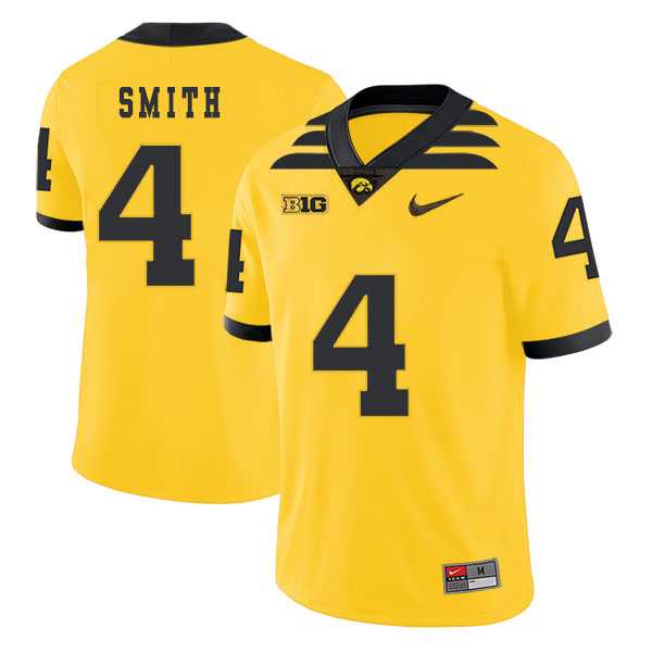 Iowa Hawkeyes 4 Tevaun Smith Yellow College Football Jersey Dzhi,We sell and wholesale Iowa Hawkeyes 4 Tevaun Smith Yellow College Football Jersey Dzhi on line form chian!